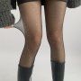 Sparkling Black Glitter Tights For Women - High Waist Stretchy & Comfortable Machine Washable - Perfect For Parties & Gifts