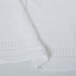 Deluxe Waffle Zero Twist Hand Towel - White