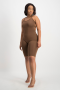 Aaliyah Tie Back Unitard - Pinecone - L