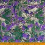Brocade 15980 Prism Purple&bottle Grn