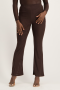 Toni Mesh Wide Leg Pant - Pinecone - M