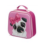 Quest Pug 3D Eva Lunch Bag Pink