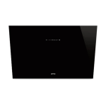 Smeg KV394N Decorative Wall Hood Black