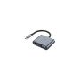 Usb-c To HDMI & Vga Adapter - 2-IN-1 Video Converter