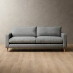 Hamlet 3-SEATER Fabric Couch Falcon Grey