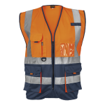 Signal Vest Wc-sig Safety-orange-navy 5XL