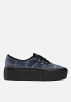Vans Authentic Stackform - Velvet Plaid Green black