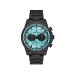 Exclusive Mens Black Stainless Steel Multi-function Watch