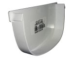 Agrinet Pvc D-shape Gutter Stopend - Pack Of 5