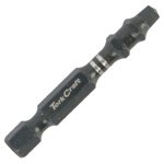 Tork Craft Impact Square Recess Power Bit NO.3X50MM 2PK SQ3
