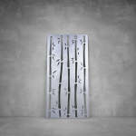 Wall Art D117 - 2000 X 1000 X 20 Indoor Rust Coat Warm White