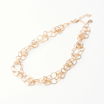 Double Link Gold Necklace - Gold