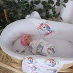 Wrap Set Swaddle Set Cutesie Unicorn Rainbow And Star