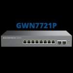 Grandstream Enterprise 8 Port Lite Cloud Managed 2.5GBE Poe Switch GWN7721P-GS-GWN7721P