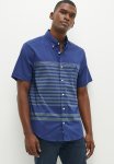 NAUTICA Navtech Short Sleeve Stripe Shirt - Mid Blue