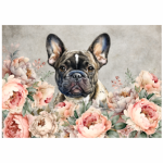 Tear Resistant Deco Print Frenchy Peonies