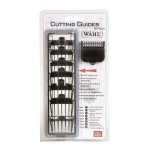 Wahl Hair Clipper Cutting Comb Guides Nos 1-8 8 PACK Black