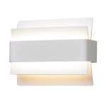 Slated Acrylic And Iron Wall Light White Medium Or Large - Large