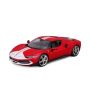 -1/18 Ferrari - 296 Gtb - Red And White Scale Model Car
