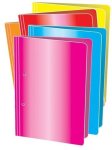 Accessible File A4 - Bright Pink Pack Of 4