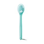 Bathmate Bath Brush PS+Nylon Oval Mint Green 35.7.5 x 3.5cm