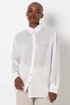 Sheer Relaxed Shirt - 16 White