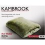 Kambrook Electric Hot Water Bottle With Pouch Grey