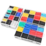530 780PCS 2:1 Heat Shrink Tube Shrinking Assorted Polyolefin Insulation Sleeving Mobile Phone Data Line Repair Wire Cable Sleev