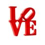 Love Freestanding Decorative Letter Ornament - Romantic Home D Cor