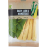 Baby Corn & Mangetout Bag 100G