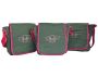 Fino Two-tone Girls Denim With Bunny Embroidery 3PCS Bags Set - L. Blue