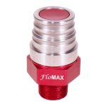 Receiver 3 4" Flush Face Red