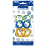Small Rolling Pin Guide Rings - Set Of 3