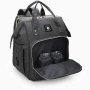 Alma Convertible Diaper Backpack - Dark Grey