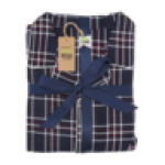 Mens Cotton Flannel Check Sleepset Size S-xxl