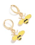 Goldair Gold Bee Huggie Earrings