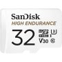 SanDisk High Endurance 32GB Class 3 Microsdxc Card With Adapter