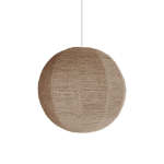 Orbis Woven Jute Pendant Light