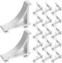 25PCS Freezer Shelf Clips: Refrigerator Shelf Brackets - Metal Shelving