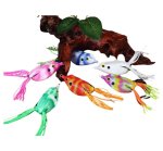 Sharp Topwater Frog Lure - Realistic Bionic Silicone Bait With Hook And Rattle