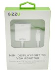 GIZZU MINI Display Port To Vga Adapter - White - Gamdpvgaw
