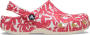 Classic Island Flower Clog Kids Age 5+ - Chalk / J6