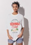 Oversized Motif-detail T-Shirt - White Multi