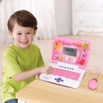 Kids Intelligent Learning Machine Laptop With Mouse - Blue