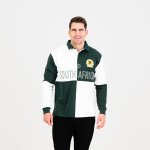 Quartered Ls Rugby Jersey-os Green - 4XL