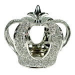 Crown Decor With Diamante 17X16CM
