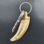 Warthog Tusk Ivory Key Ring / Key Chain