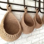 1PC Storage Basket Decorative Wall-mounted Food Storage Basket Household Durable Hanging Food Basket For Onion Garlic Fruit And