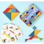 Wooden Tangram Game Montessori Educational Toy Provides Children With Learning Tools For Mathematics And Geometry Halloween Christmas Thanksgiving Gifts