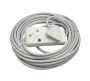 10M Extension Cord With Two-way Multi-plug Lead